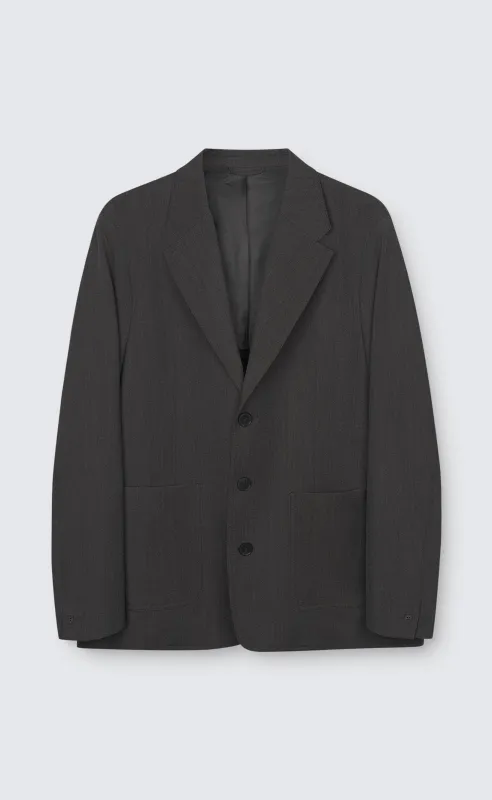 Domain Jacket - Taupe Twill Wool made by mfpen