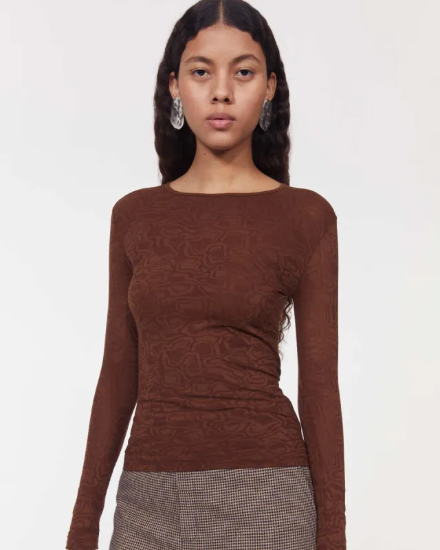 Rodebjer Henna Swirl Top made by SWEDISH STOCKINGS