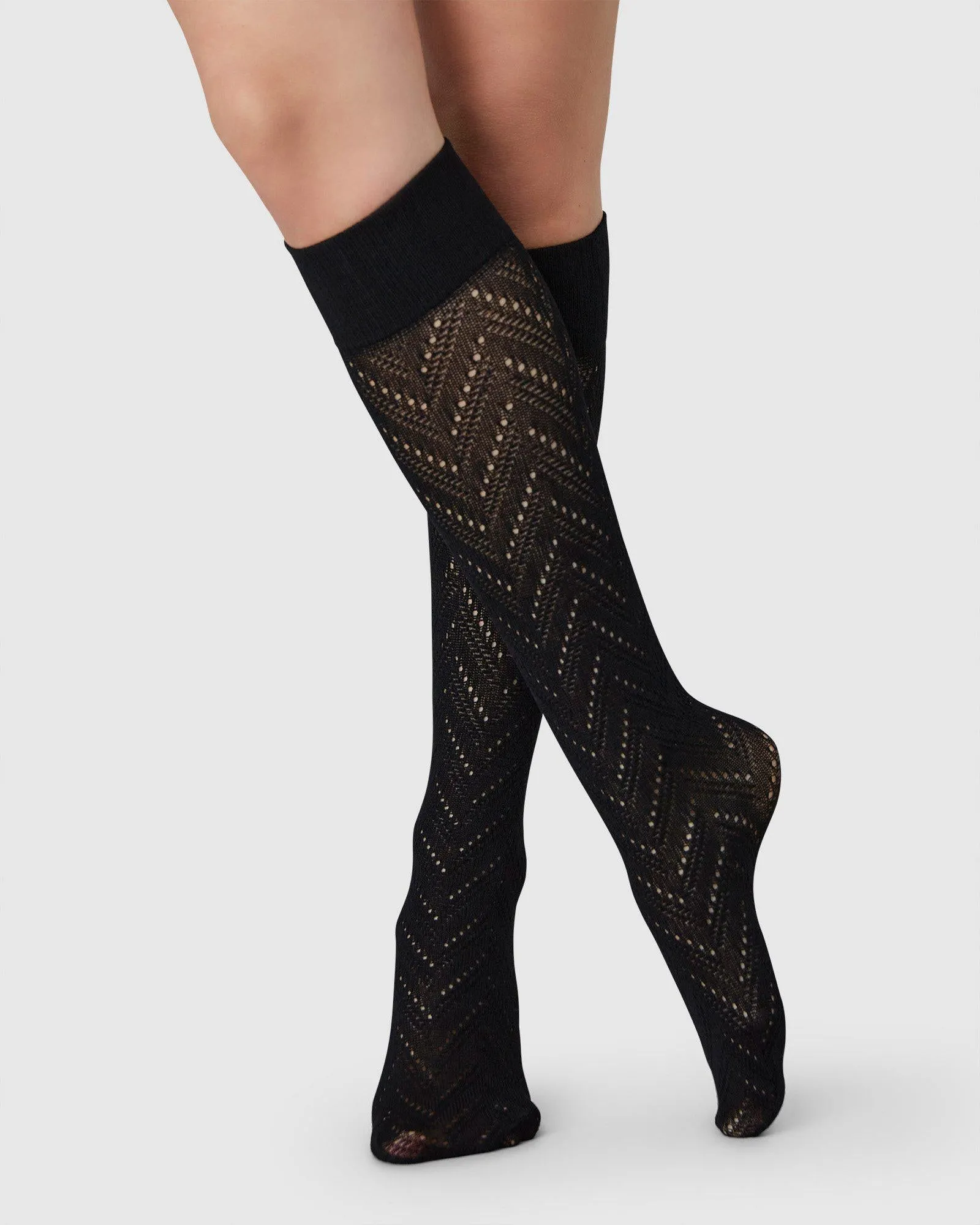 Ina Pointelle Knee-Highs sold by SWEDISH STOCKINGS product image thumbnail 2