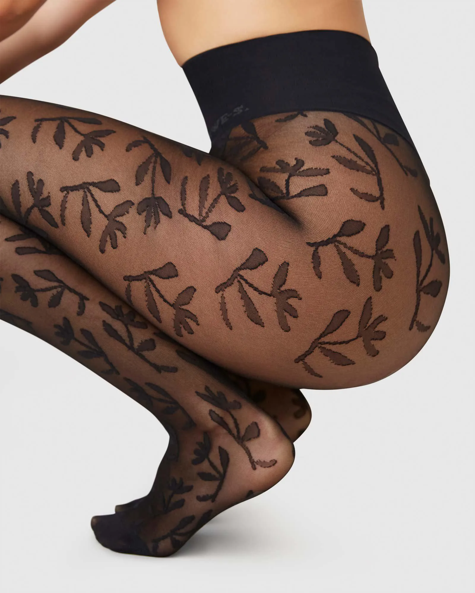 Flora Flower Tights sold by SWEDISH STOCKINGS product image thumbnail 2