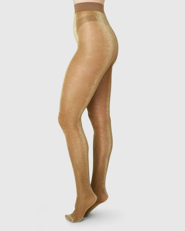 Tora Shimmery Tights made by SWEDISH STOCKINGS