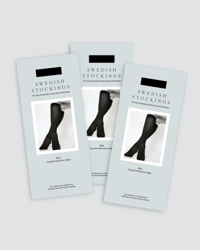 Freja Wool Knee-highs Bundle: 3 pairs made by SWEDISH STOCKINGS