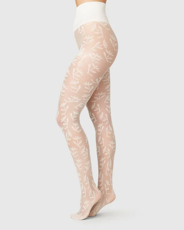Flora Flower Tights sold by SWEDISH STOCKINGS