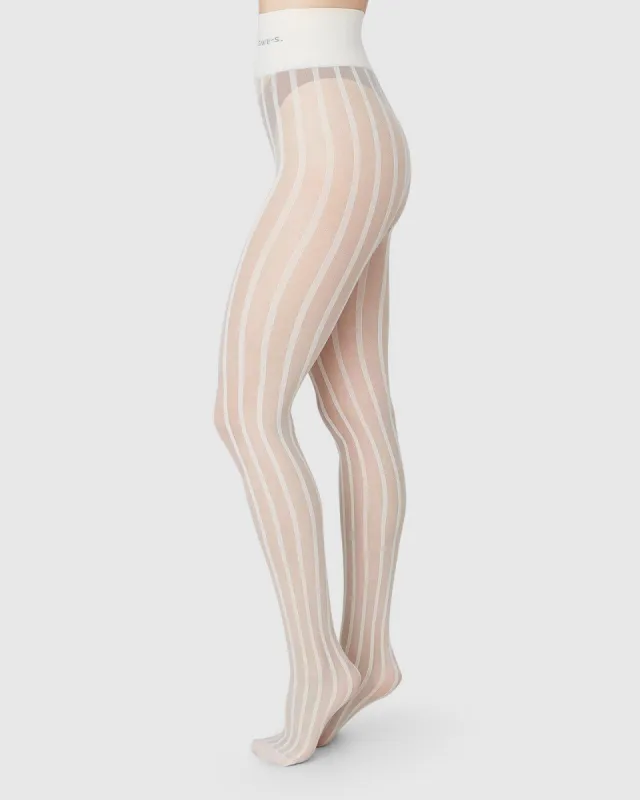 Siri Stripe Tights sold by SWEDISH STOCKINGS