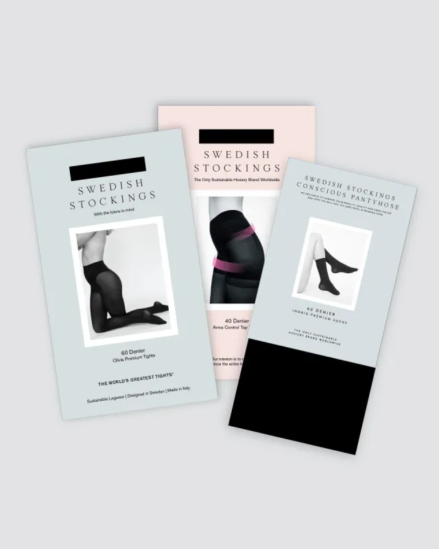 Bestsellers Bundle: Olivia & Anna Tights, Ingrid Socks sold by SWEDISH STOCKINGS