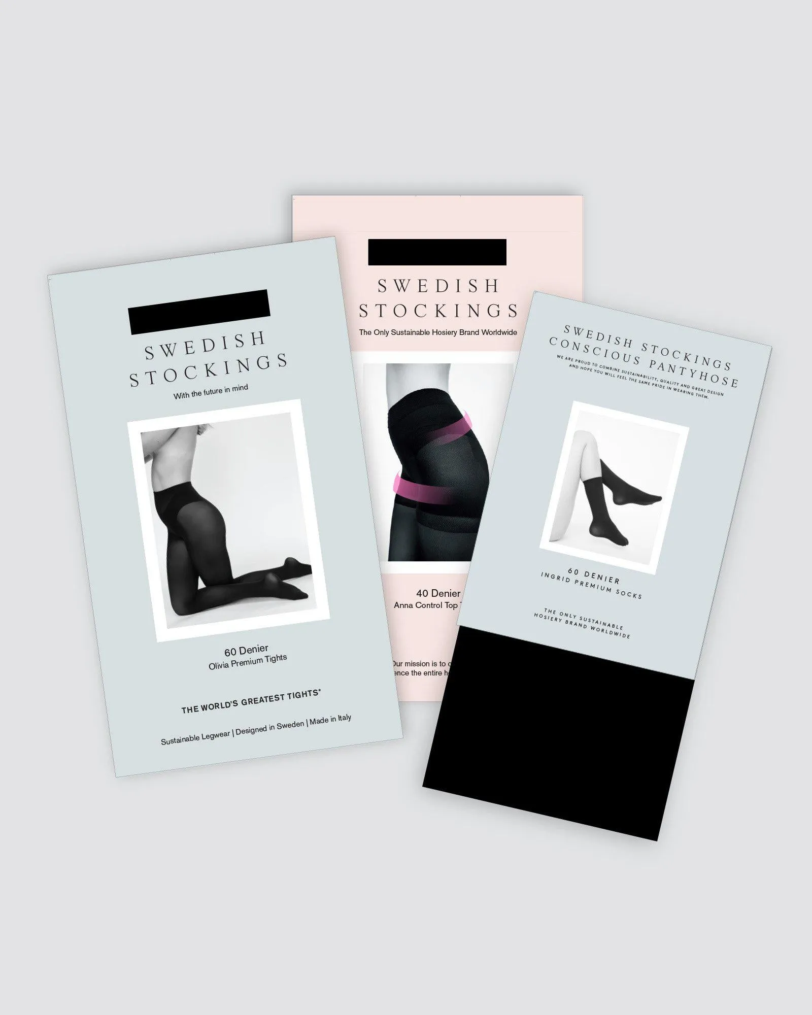 Bestsellers Bundle: Olivia & Anna Tights, Ingrid Socks sold by SWEDISH STOCKINGS