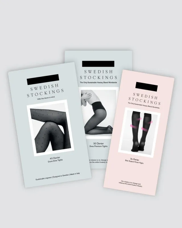 Favorites Bundle: Doris & Svea Tights, Bea Knee-highs sold by SWEDISH STOCKINGS