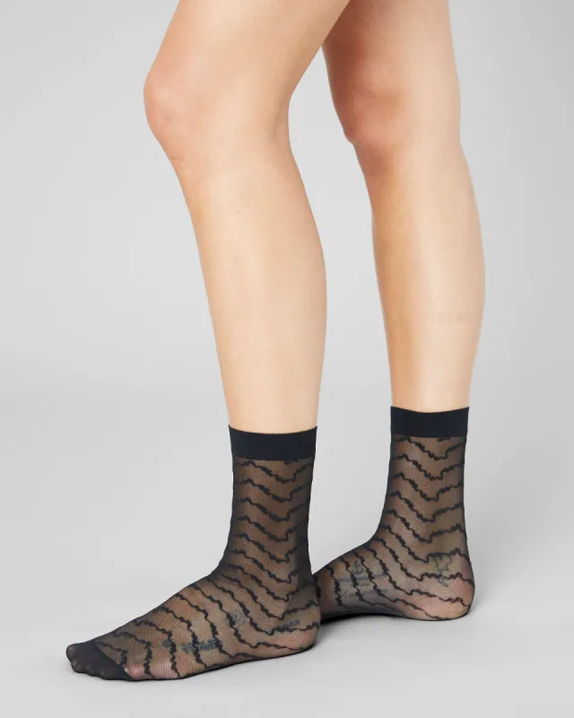 Mila Ruffle Socks made by SWEDISH STOCKINGS