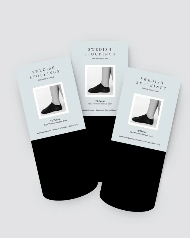 Sara Sneaker Socks Bundle: 3 pairs sold by SWEDISH STOCKINGS