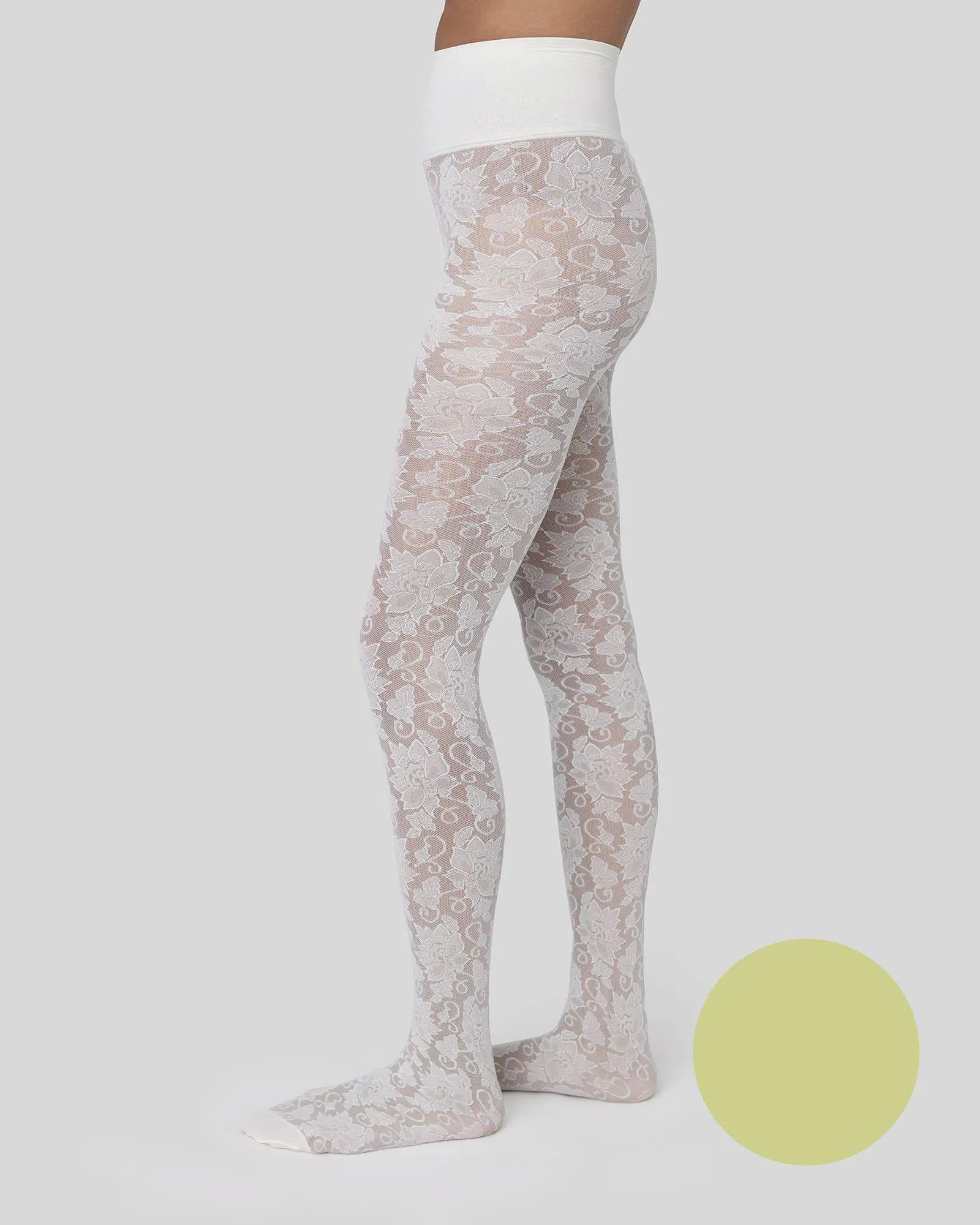 Lily Lace Tights sold by SWEDISH STOCKINGS