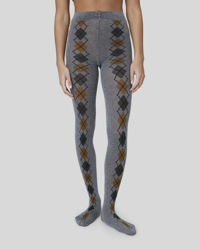 Kristina Argyle Cotton Tights sold by SWEDISH STOCKINGS