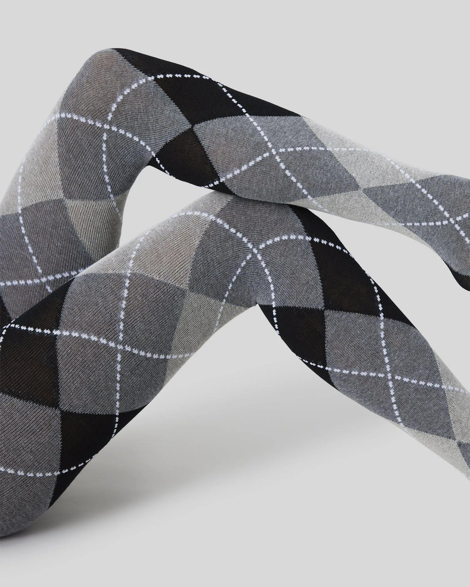 Harriet Cotton Argyle Tights sold by SWEDISH STOCKINGS product image thumbnail 2