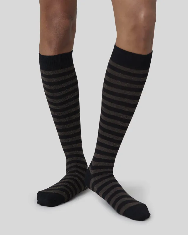 Britta Cotton Stripe Knee-Highs sold by SWEDISH STOCKINGS