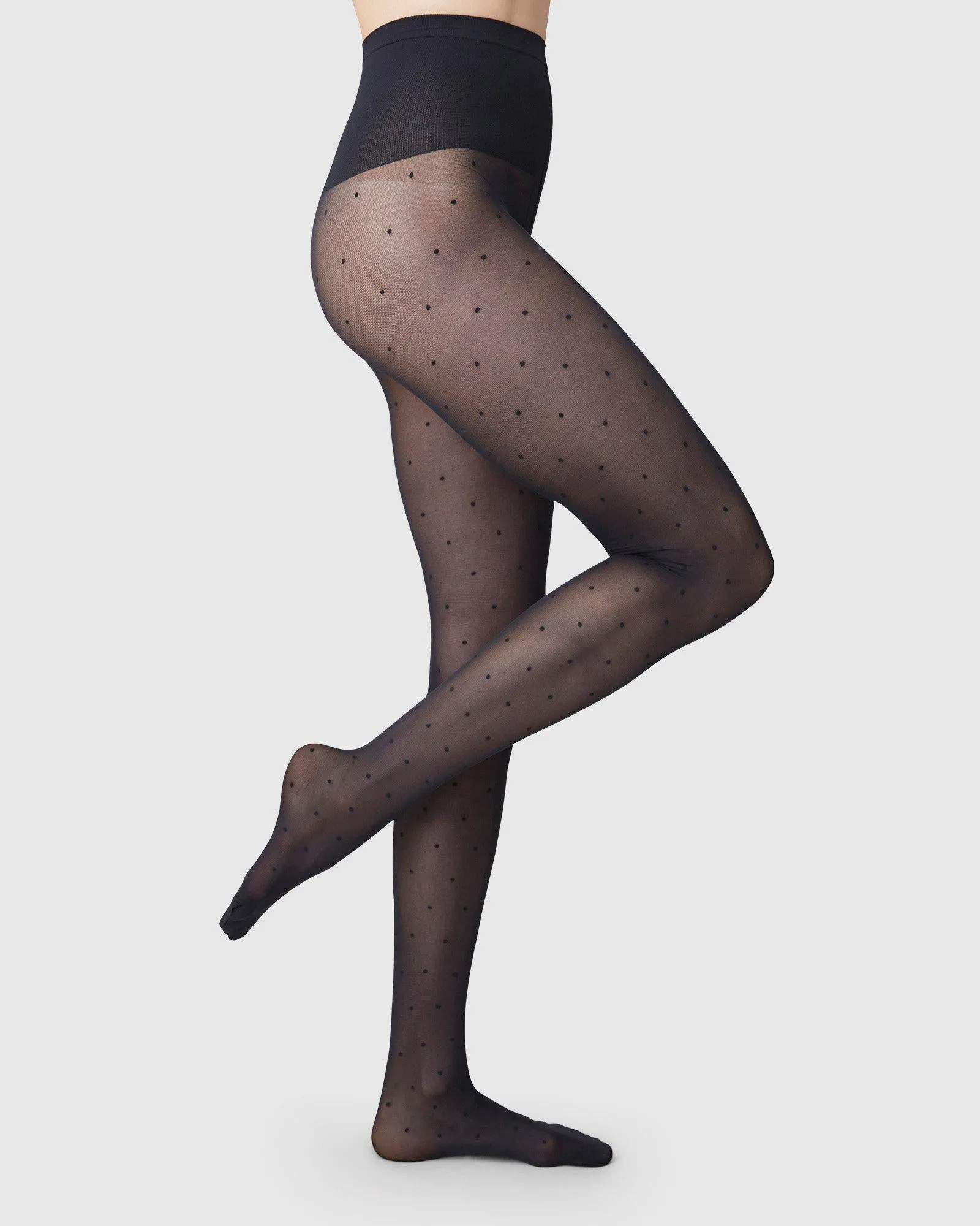 3-Pack Black Tights: Olivia, Svea & Doris sold by SWEDISH STOCKINGS product image thumbnail 3
