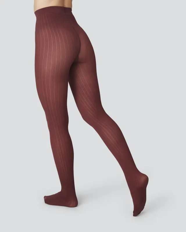 Alma Rib Tights sold by SWEDISH STOCKINGS