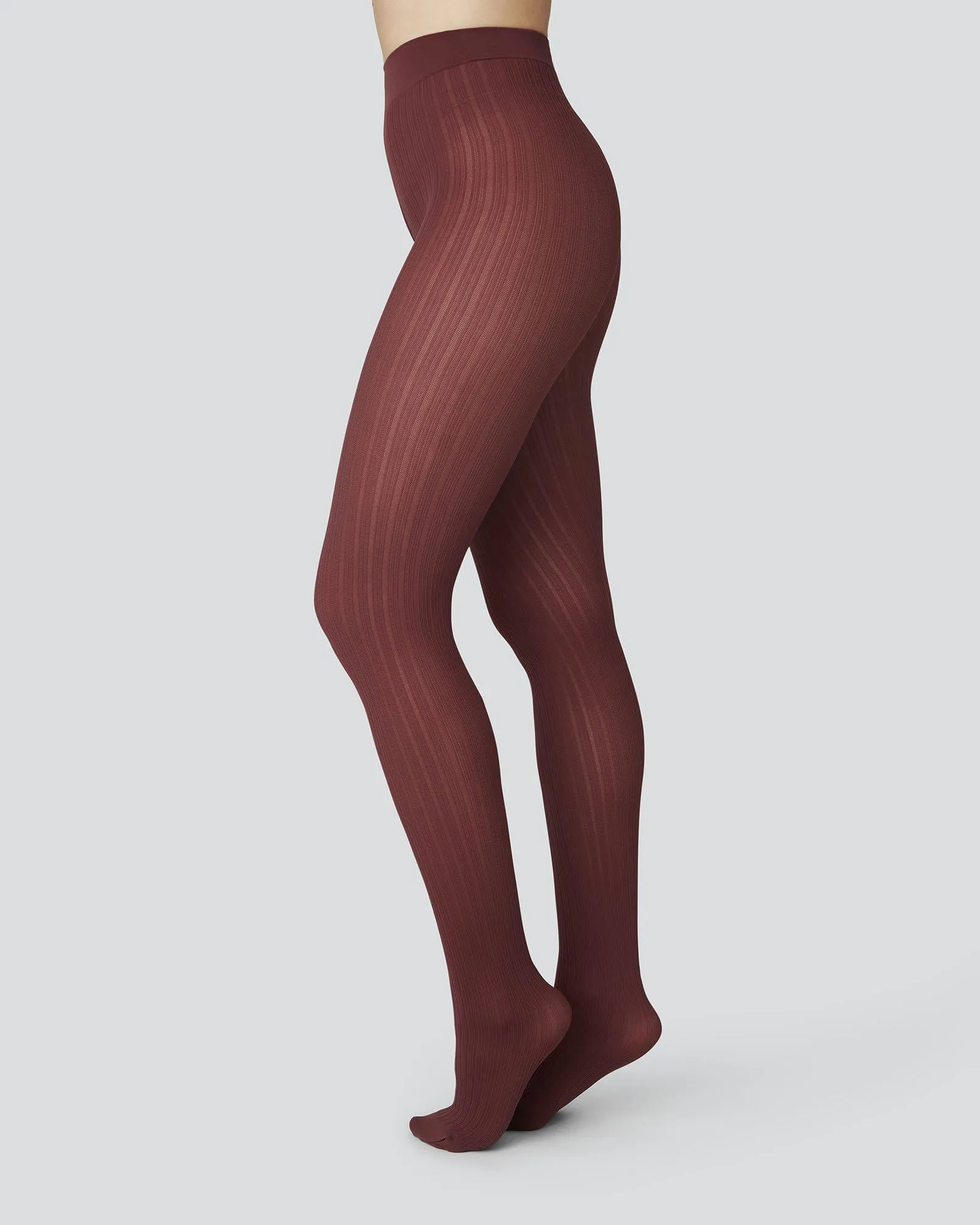 Alma Rib Tights sold by SWEDISH STOCKINGS product image thumbnail 2