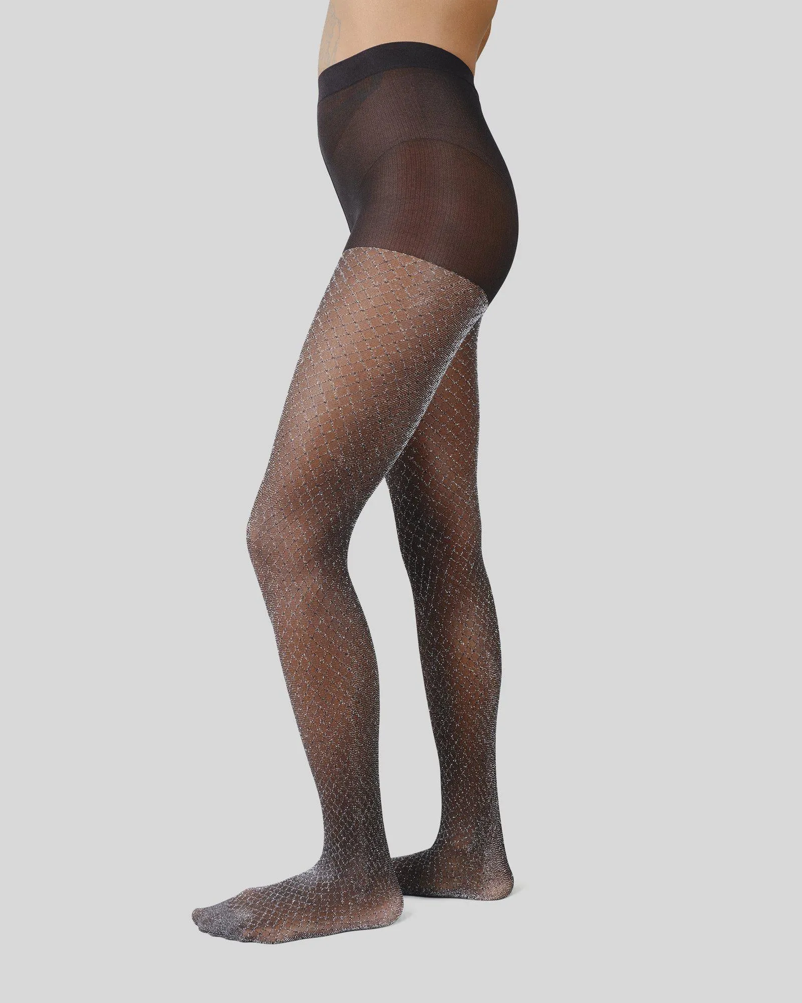 Casey Shimmery Fishnet Tights sold by SWEDISH STOCKINGS product image thumbnail 3
