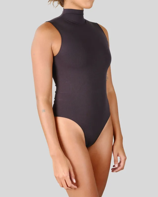 Idun Mock Neck Thong Body sold by SWEDISH STOCKINGS