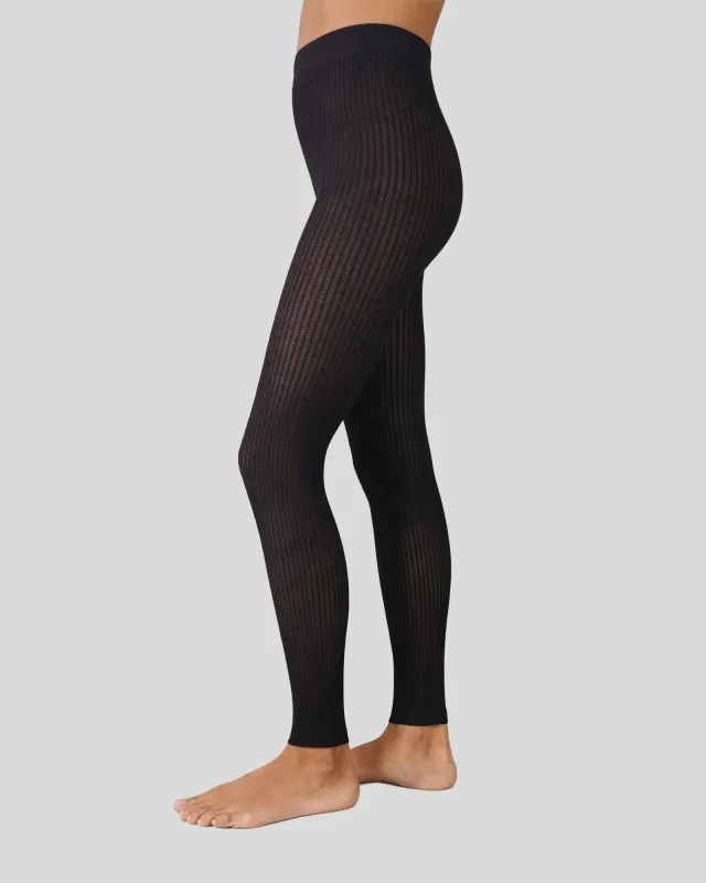 Zoe Ribbed Leggings sold by SWEDISH STOCKINGS
