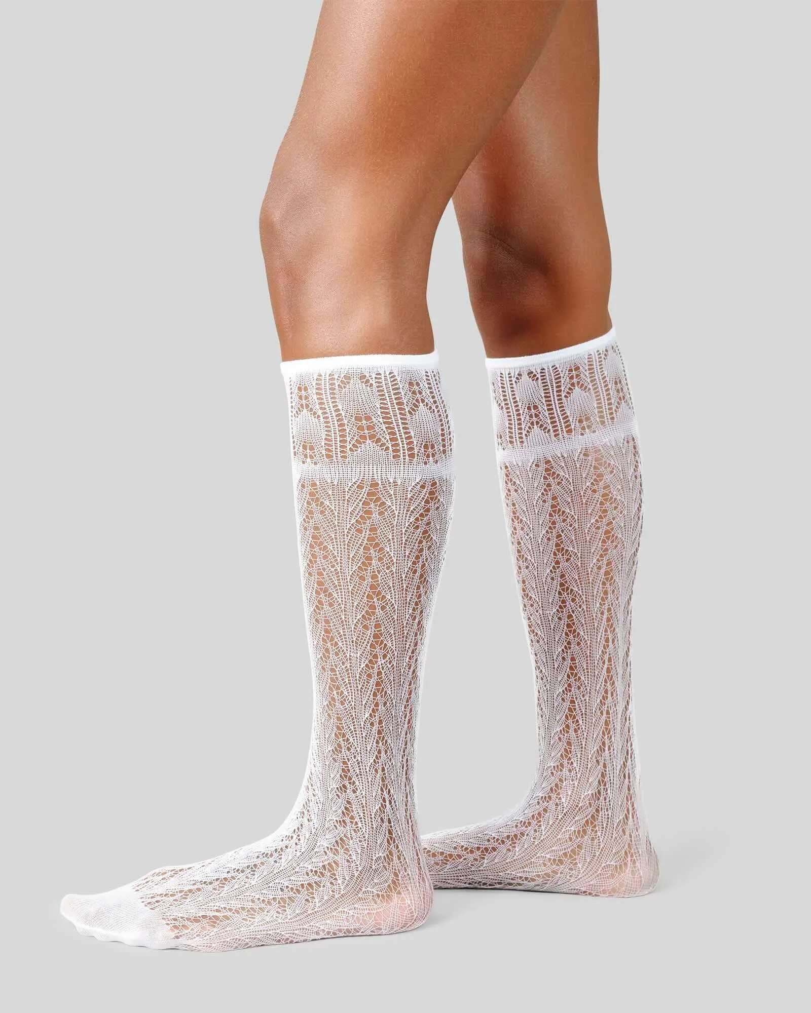 Erica Crochet Knee-Highs sold by SWEDISH STOCKINGS