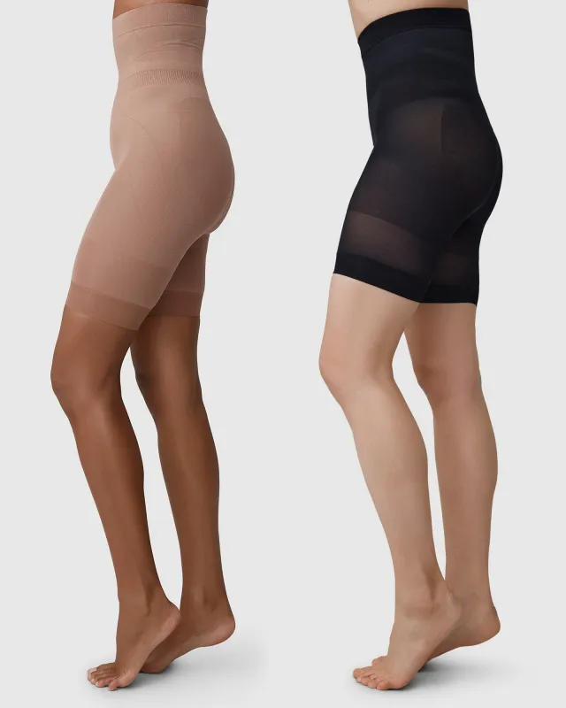 Julia Bundle: 2-Pack Julia Shaping Shorts made by SWEDISH STOCKINGS