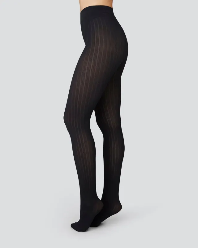 Alma Bundle: 2-Pack Alma Rib Tights made by SWEDISH STOCKINGS
