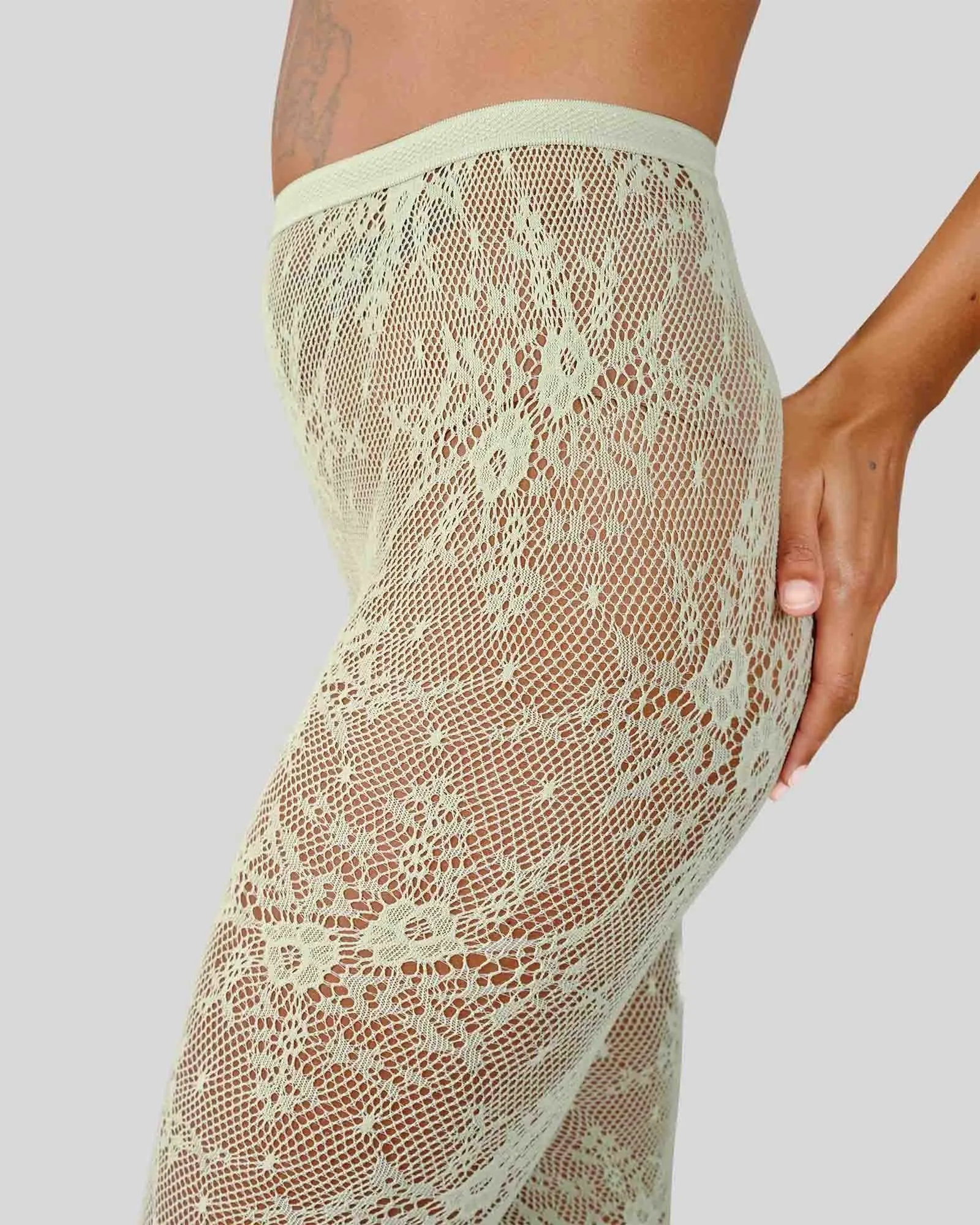 Rosa Lace Tights sold by SWEDISH STOCKINGS product image thumbnail 3