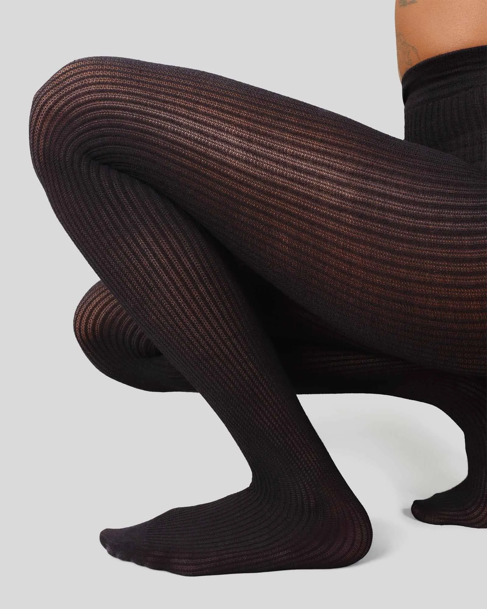 Zoe Ribbed Tights sold by SWEDISH STOCKINGS product image thumbnail 2
