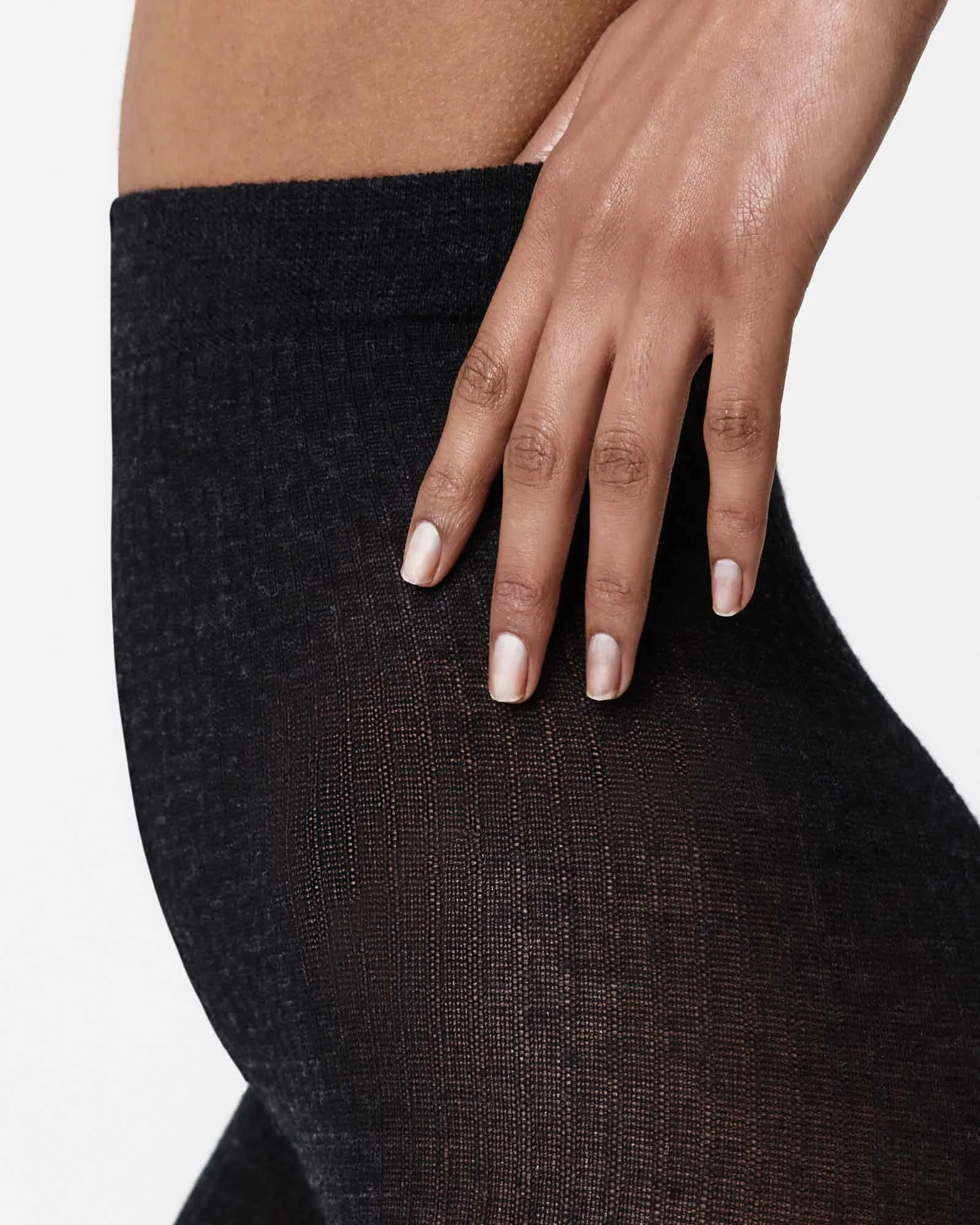 Diana Ribbed Wool Tights sold by SWEDISH STOCKINGS product image thumbnail 2