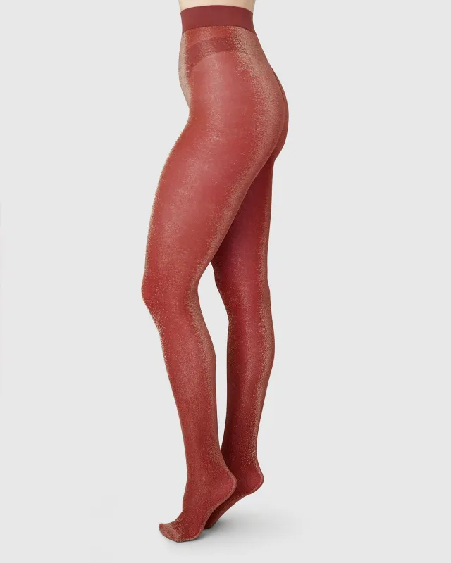 Tora Shimmery Tights made by SWEDISH STOCKINGS