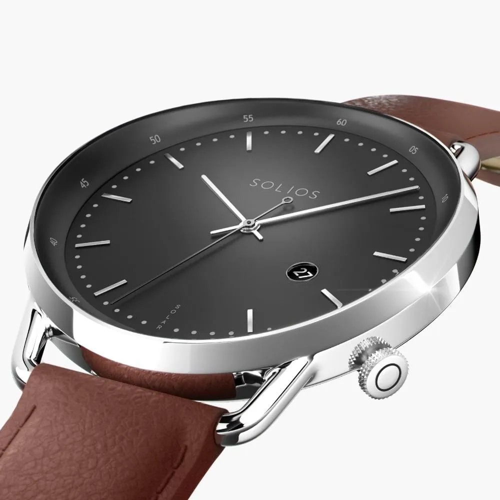 Father's Day Curve Bundle | Black Dial - Silver Case sold by SOLIOS product image thumbnail 2