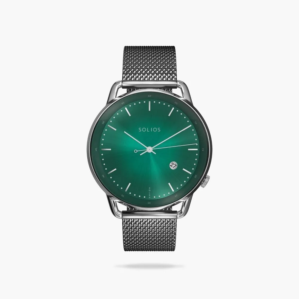 The Rainforest Curve | Green Dial - Silver Case sold by SOLIOS product image thumbnail 2