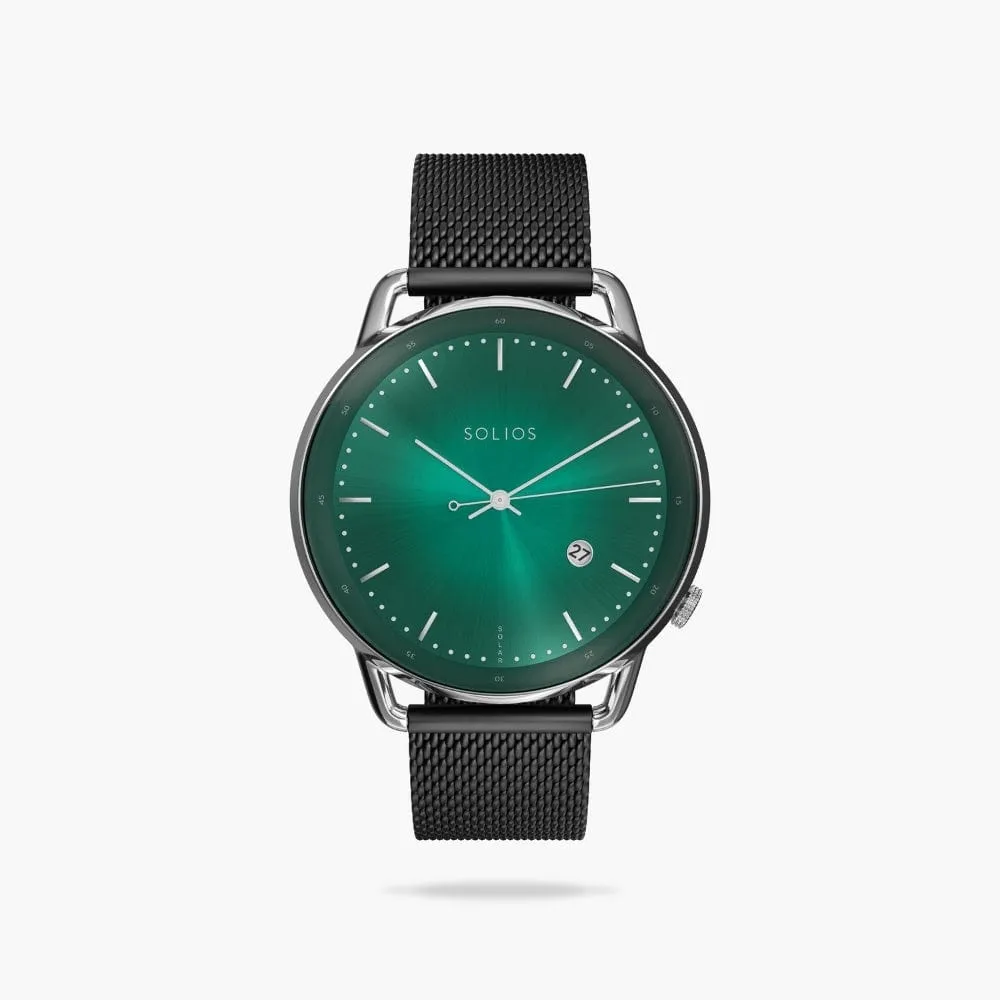 The Rainforest Curve | Green Dial - Silver Case sold by SOLIOS product image thumbnail 3