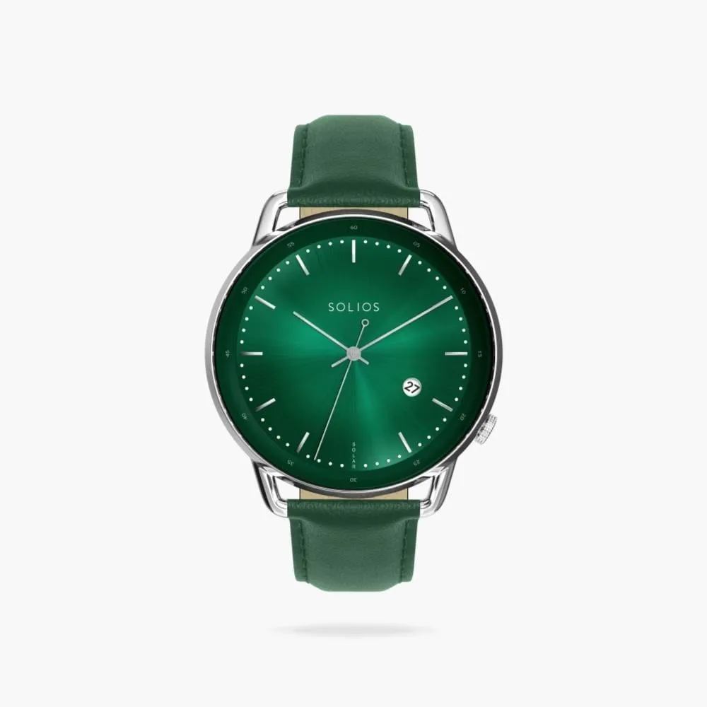The Rainforest Curve | Green Dial - Silver Case sold by SOLIOS product image thumbnail 5
