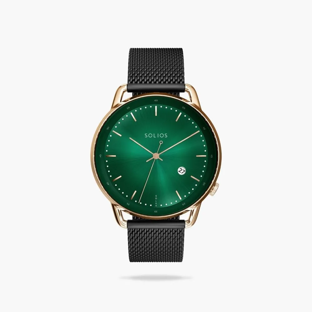 The Rainforest Curve | Green Dial - Rose Gold Case sold by SOLIOS product image thumbnail 4