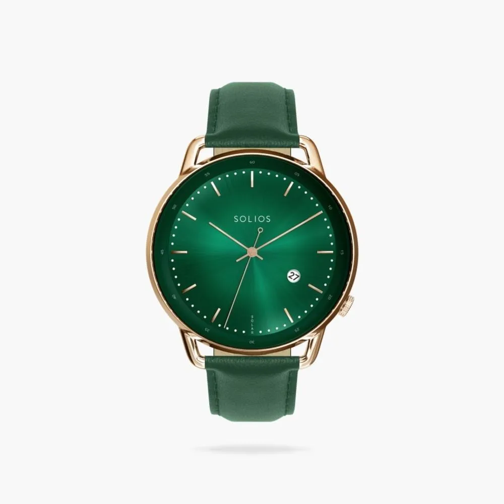 The Rainforest Curve | Green Dial - Rose Gold Case sold by SOLIOS product image thumbnail 2