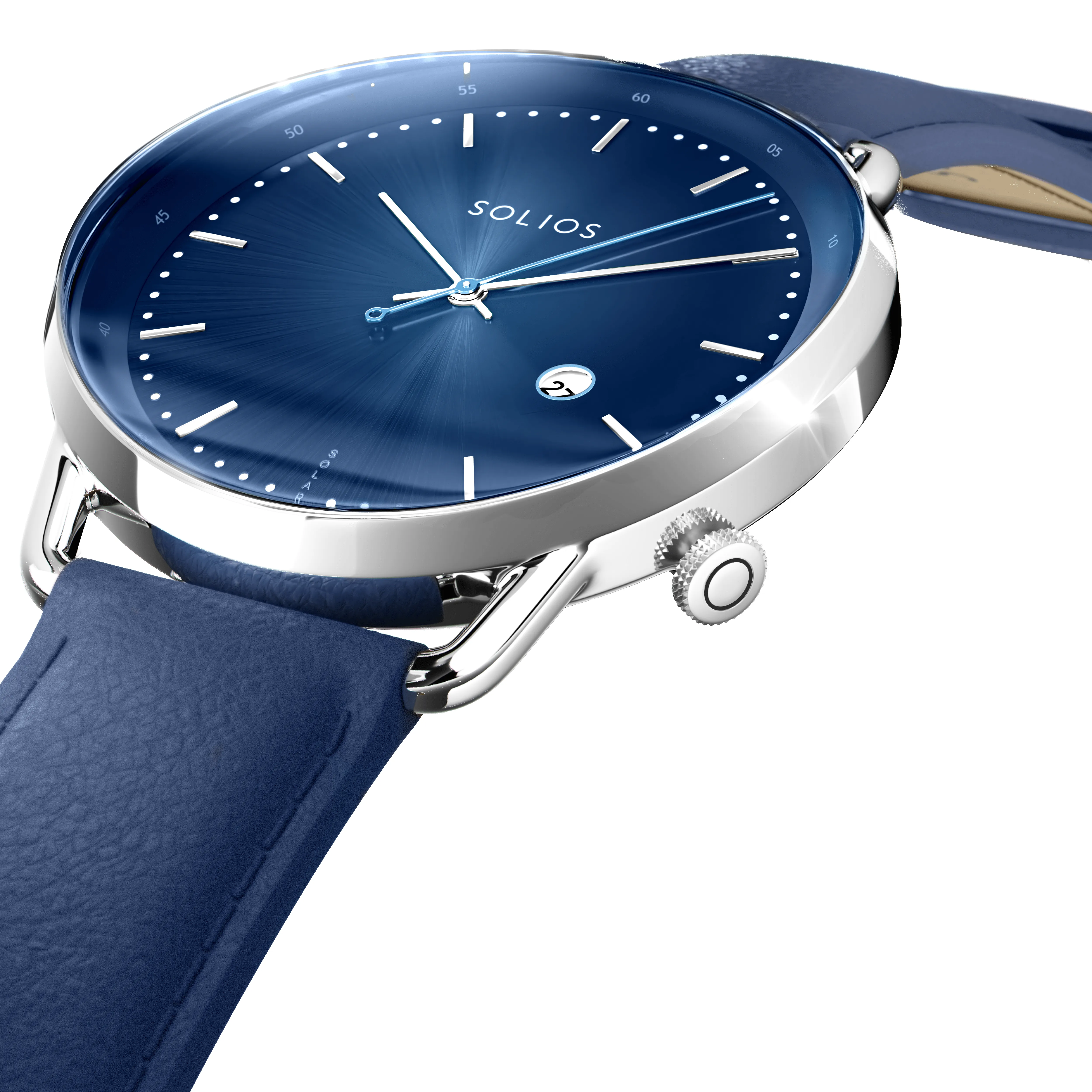 The Solar Curve Bundle | Blue Dial - Silver Case sold by SOLIOS product image thumbnail 4