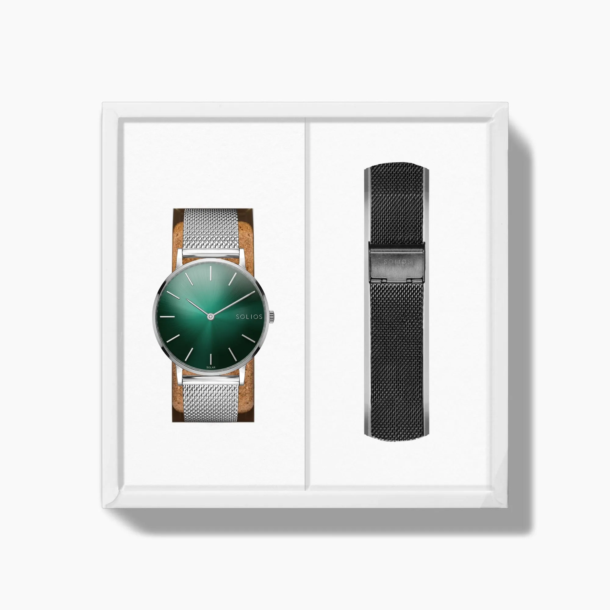 The Rainforest Classic Bundle | Green Dial - Silver Case sold by SOLIOS product image thumbnail 5