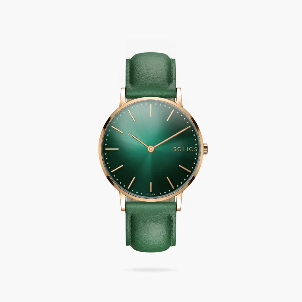 The Rainforest Classic | Green Dial - Rose Gold Case sold by SOLIOS product image thumbnail 3