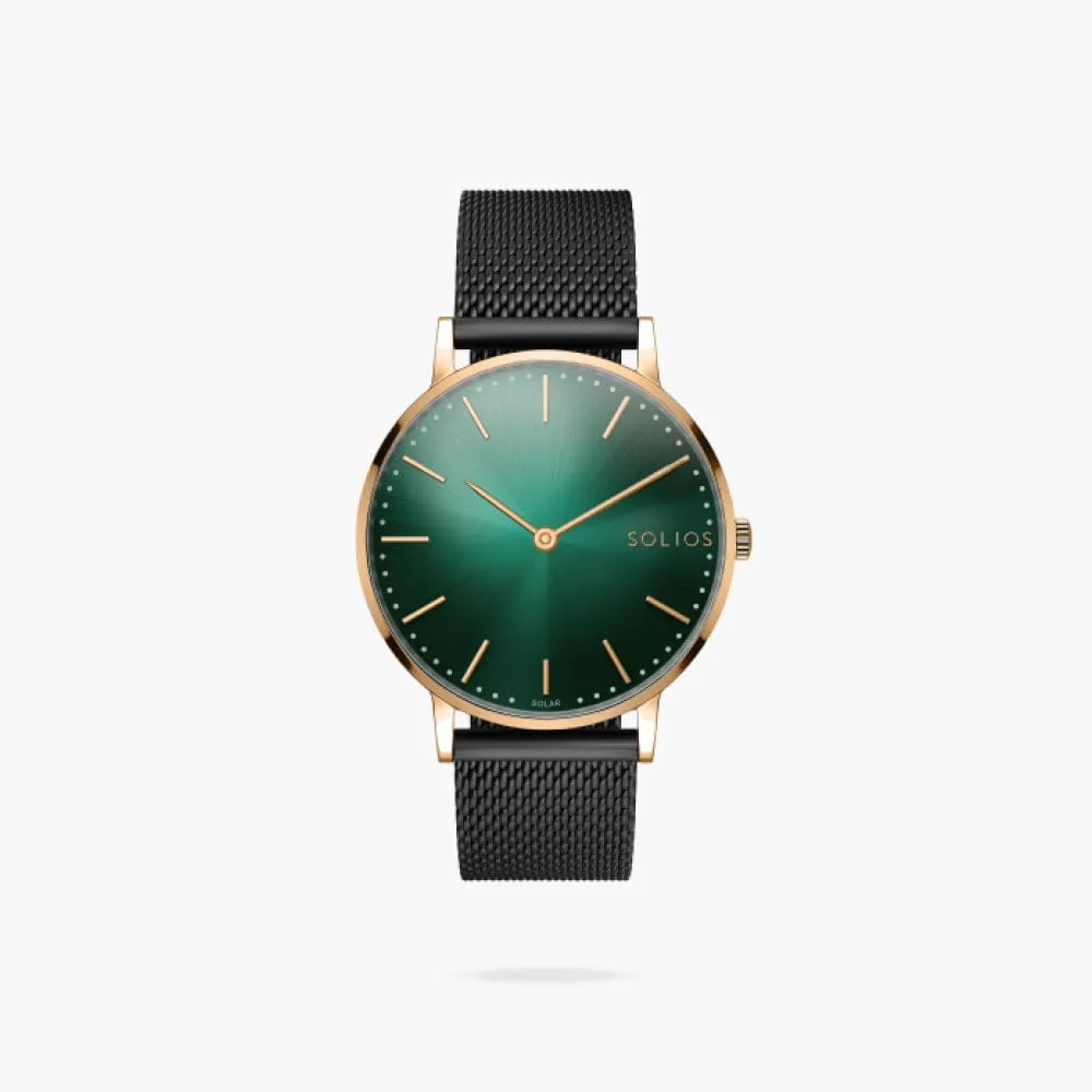 The Rainforest Classic | Green Dial - Rose Gold Case sold by SOLIOS product image thumbnail 4