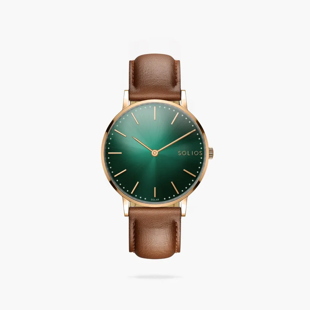 The Rainforest Classic | Green Dial - Rose Gold Case sold by SOLIOS product image thumbnail 2