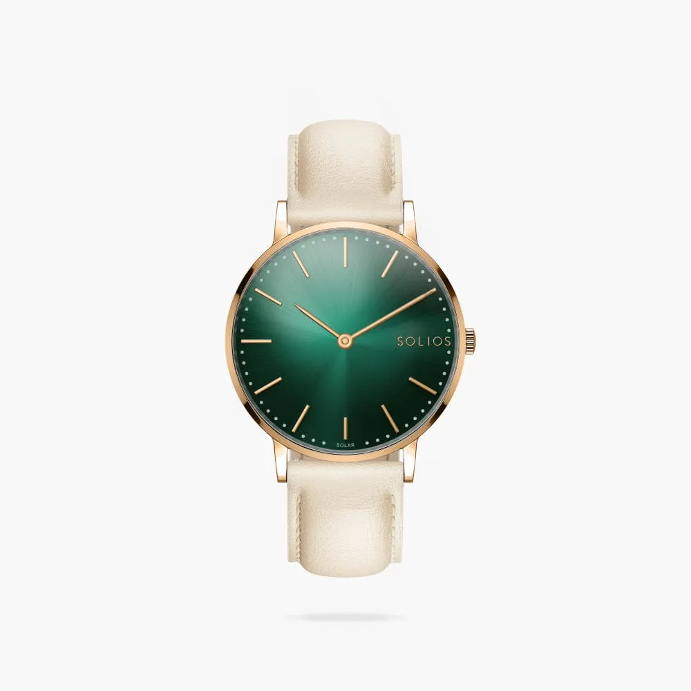 The Rainforest Classic | Green Dial - Rose Gold Case sold by SOLIOS product image thumbnail 5