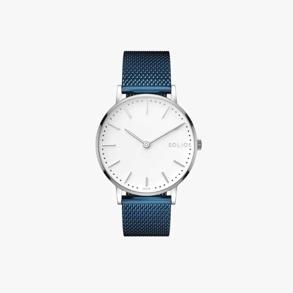 The Solar Classic | White Dial - Silver Case sold by SOLIOS product image thumbnail 5