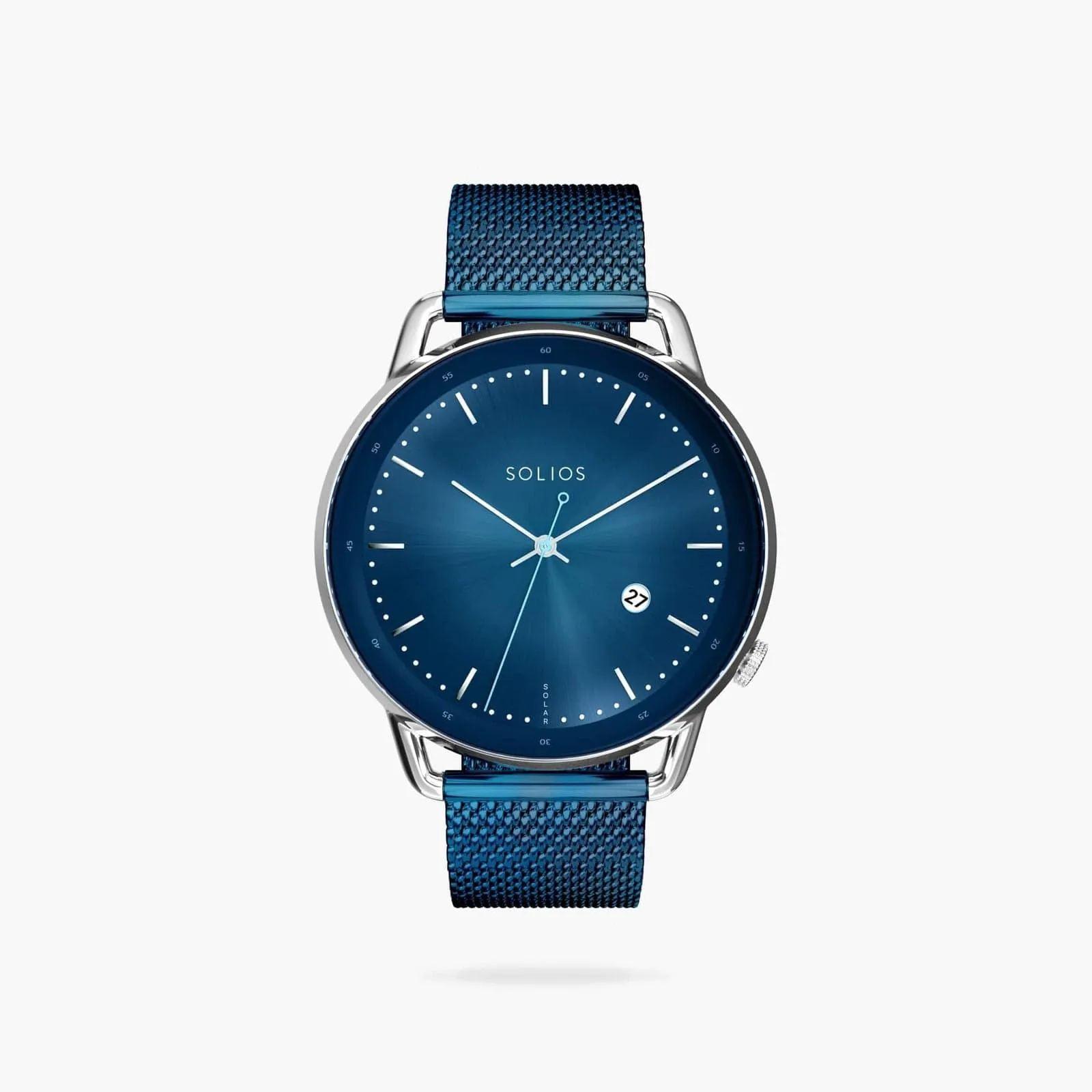 The Solar Curve | Blue Dial - Silver Case sold by SOLIOS product image thumbnail 2