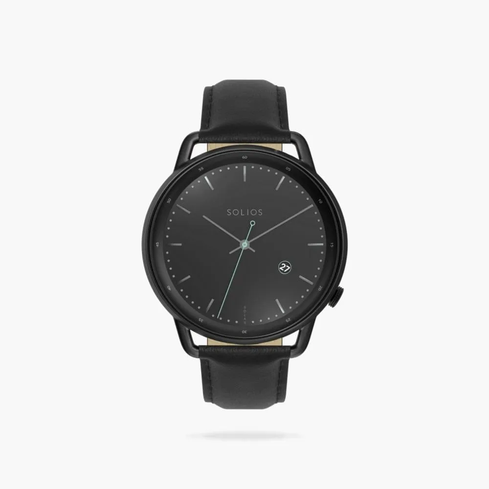 The Solar Curve | Black Dial - Black Case sold by SOLIOS product image thumbnail 2
