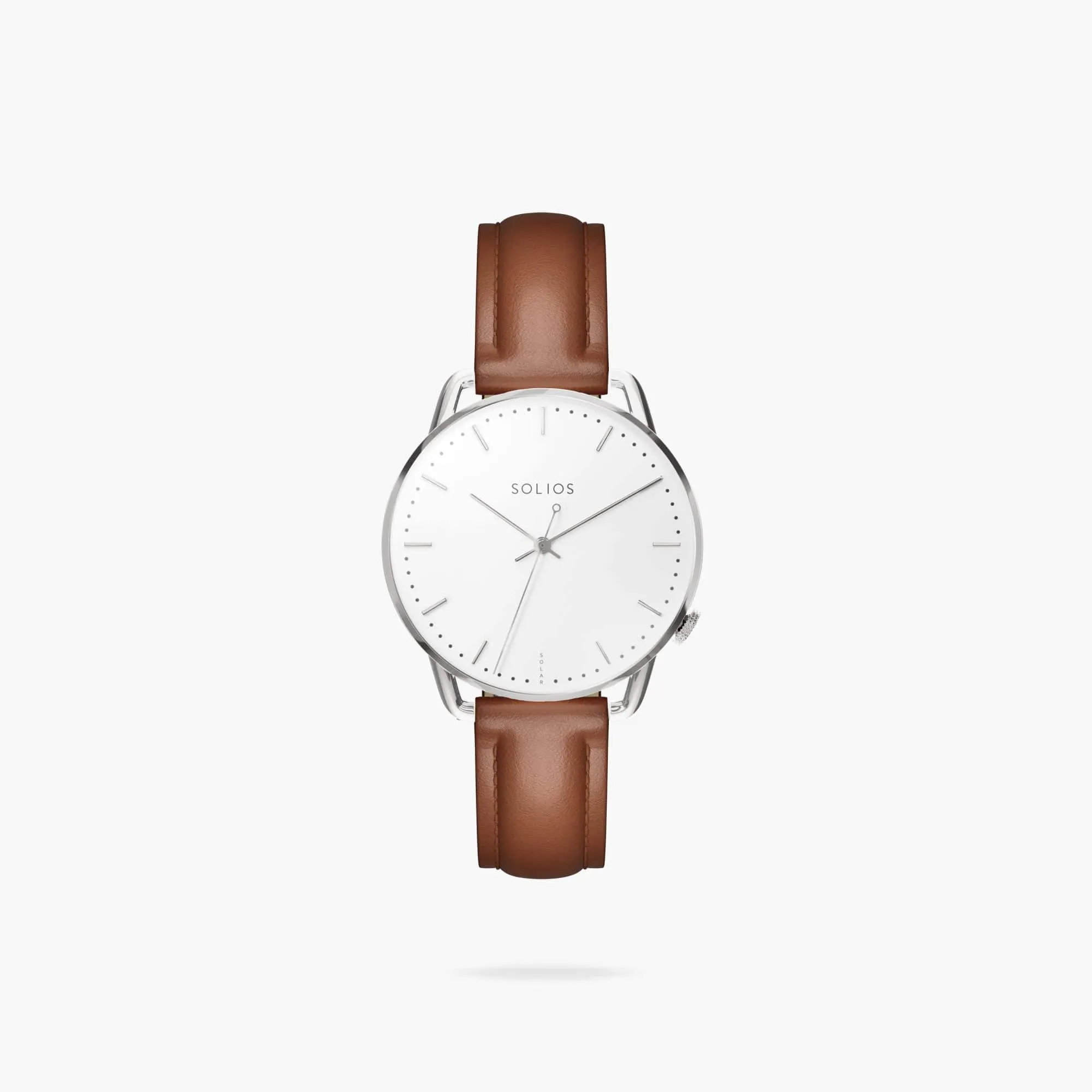 The Solar Curve Mini | White Dial - Silver Case sold by SOLIOS product image thumbnail 5