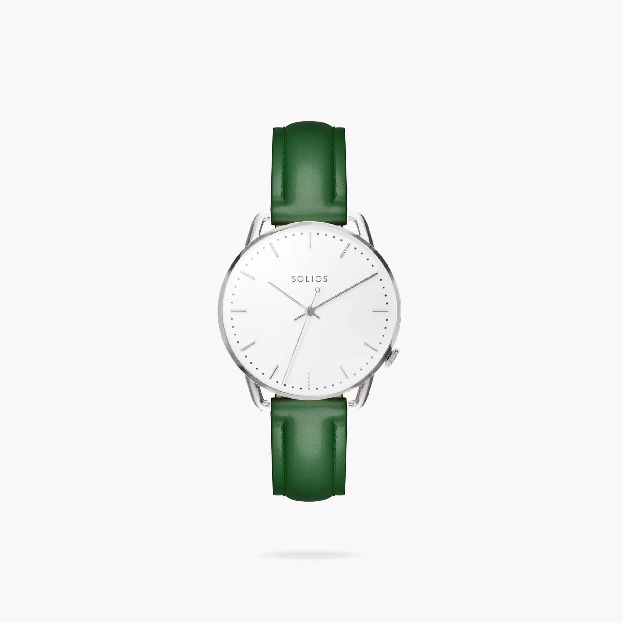 The Solar Curve Mini | White Dial - Silver Case sold by SOLIOS product image thumbnail 2