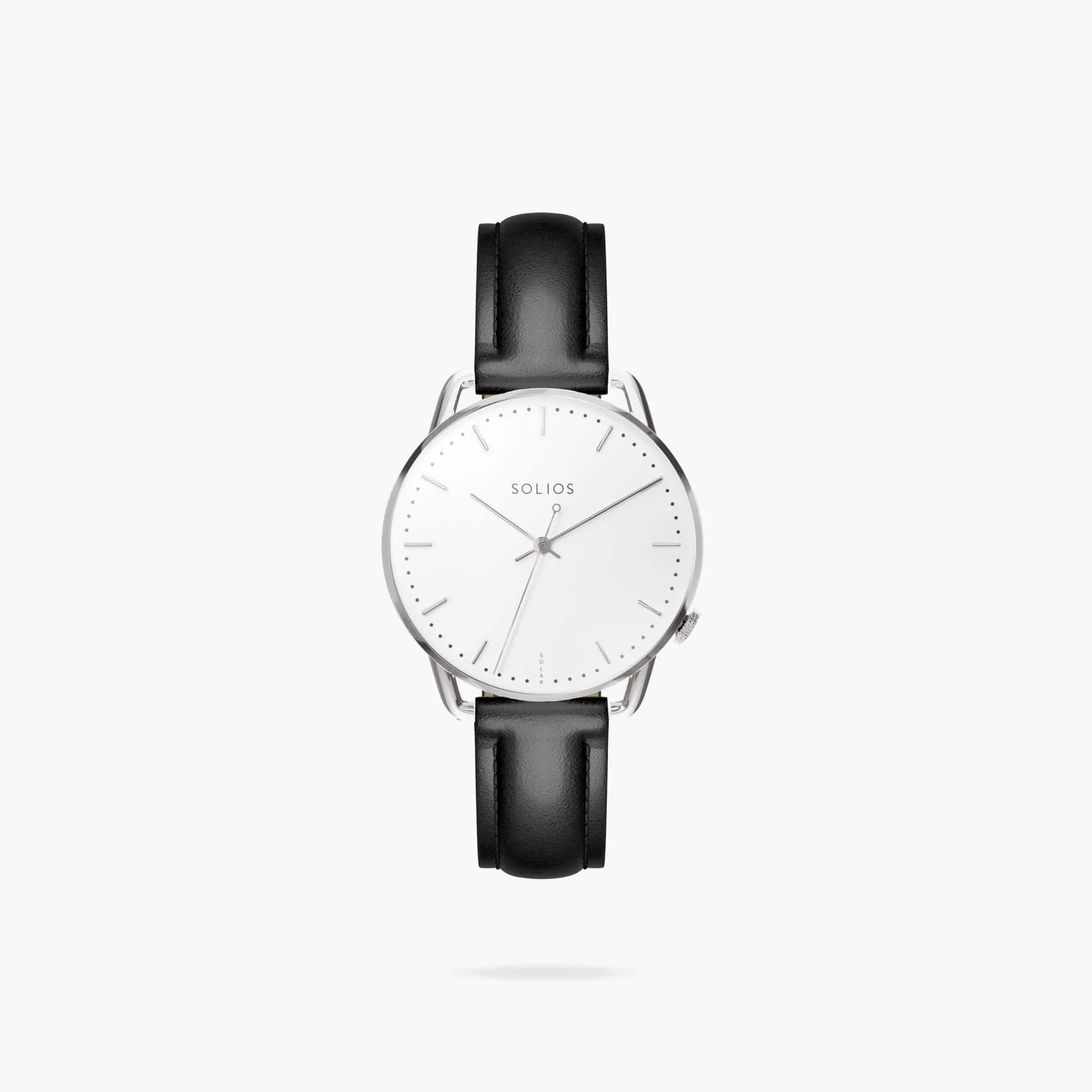 The Solar Curve Mini | White Dial - Silver Case sold by SOLIOS product image thumbnail 4