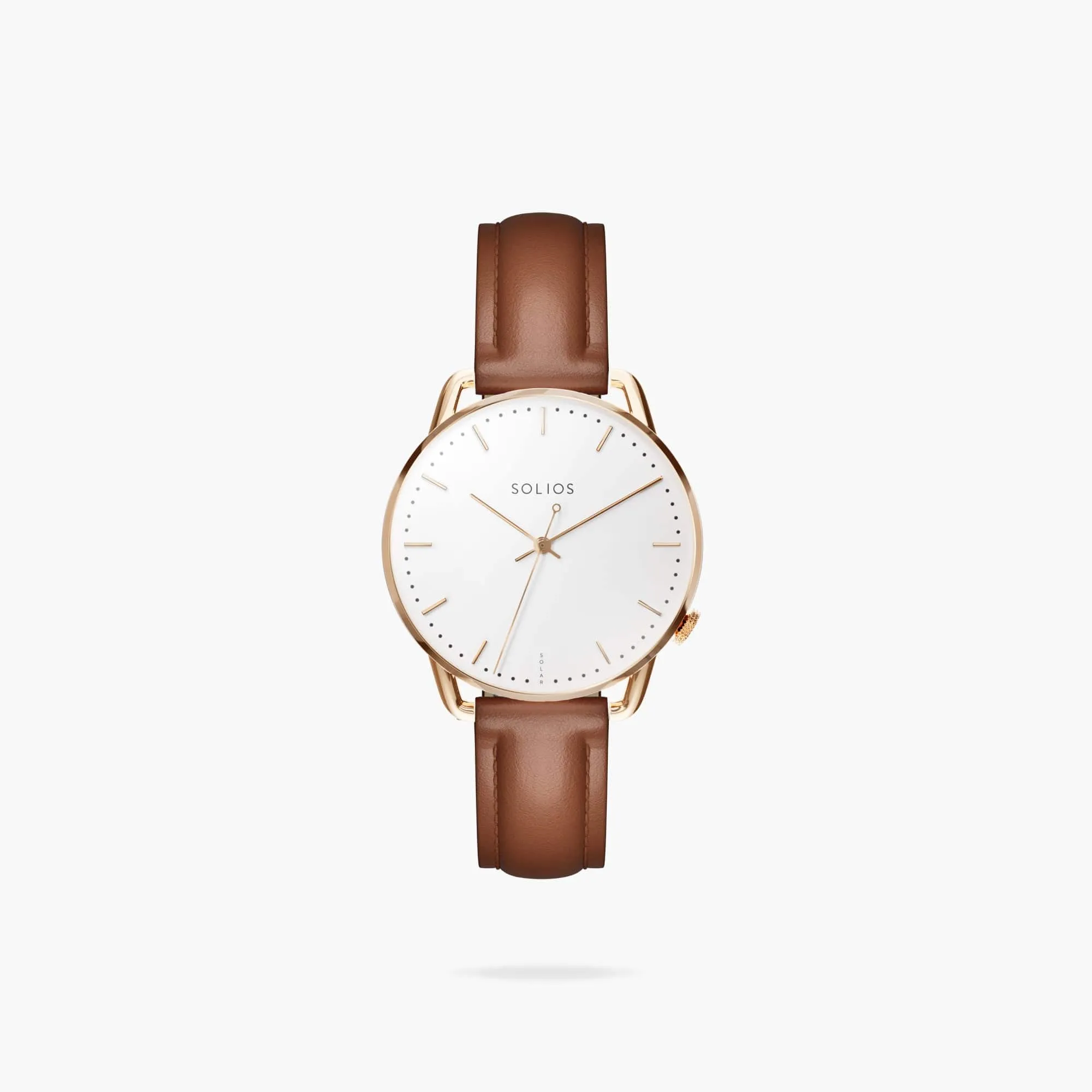 The Solar Curve Mini | White Dial - Rose Gold Case sold by SOLIOS product image thumbnail 2
