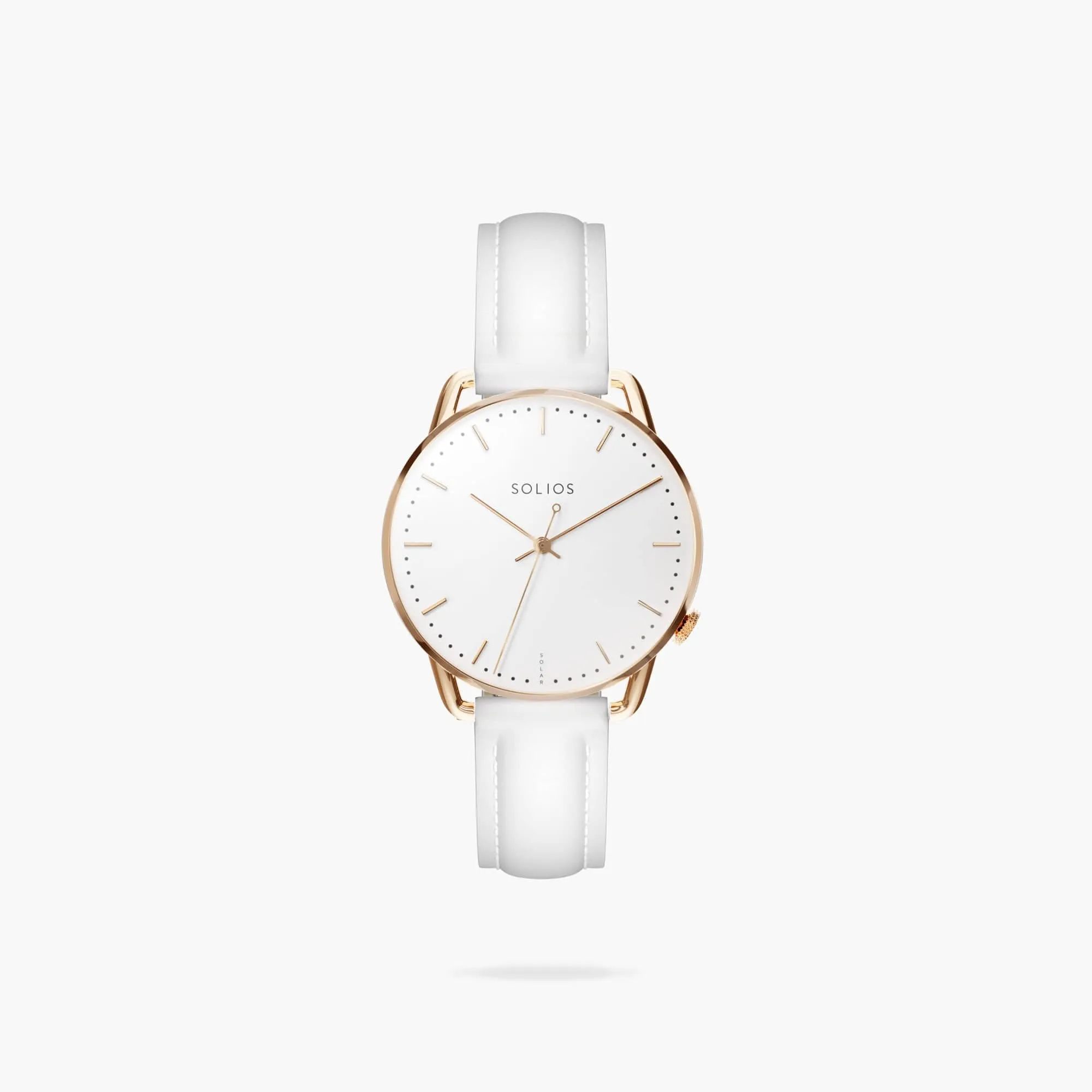 The Solar Curve Mini | White Dial - Rose Gold Case sold by SOLIOS product image thumbnail 4